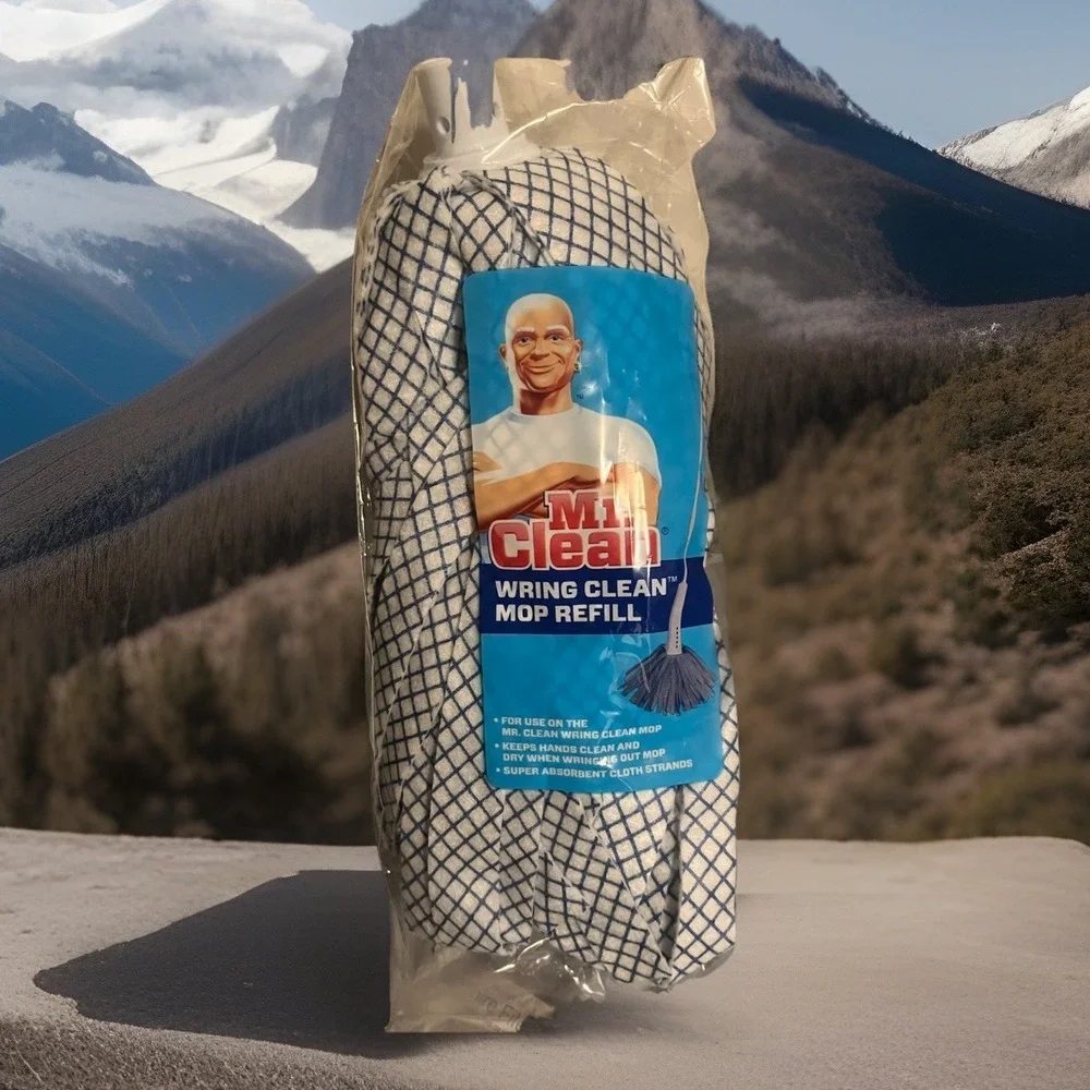 NEW Mr Clean Wring Clean Mop Refill Cleaning Replacement Head